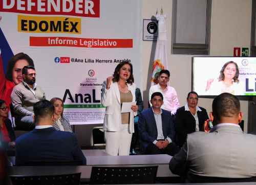 Tengo la congruencia, la capacidad, integridad y resultados para defender al Edomex: Ana Lilia Herrera Anzaldo